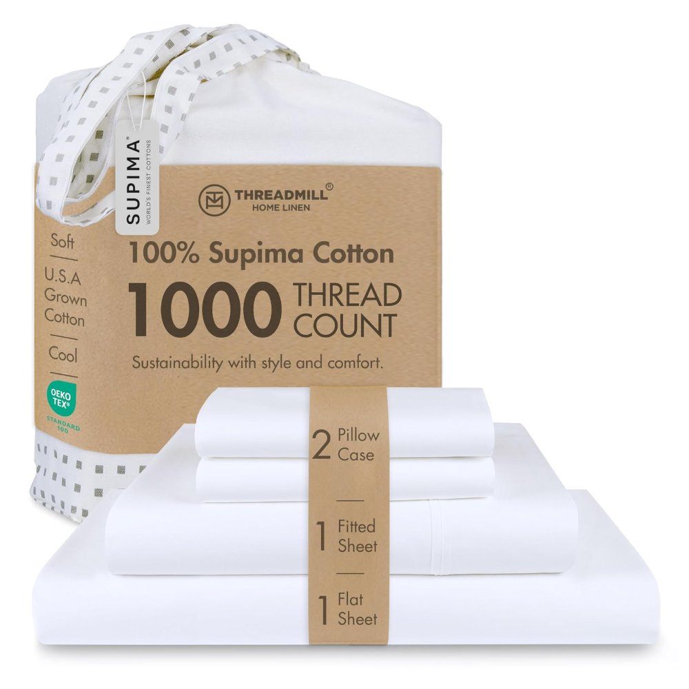 Threadmill 100% American Supima Cotton Sheets King Size