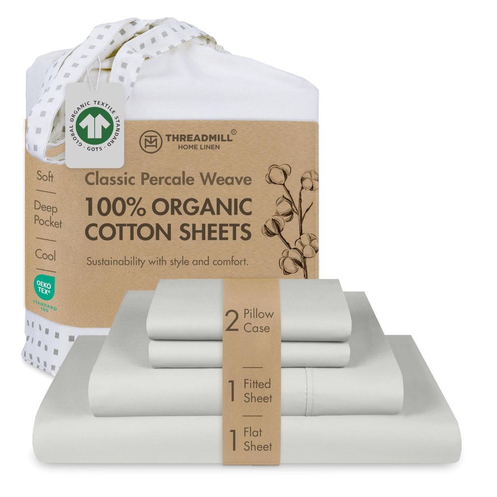 Threadmill 100% Organic Cotton Sheets