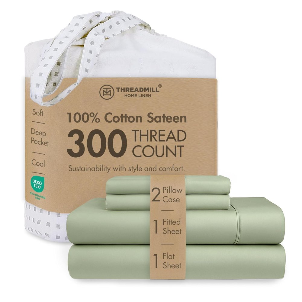 Threadmill Cotton Queen Sheet Set