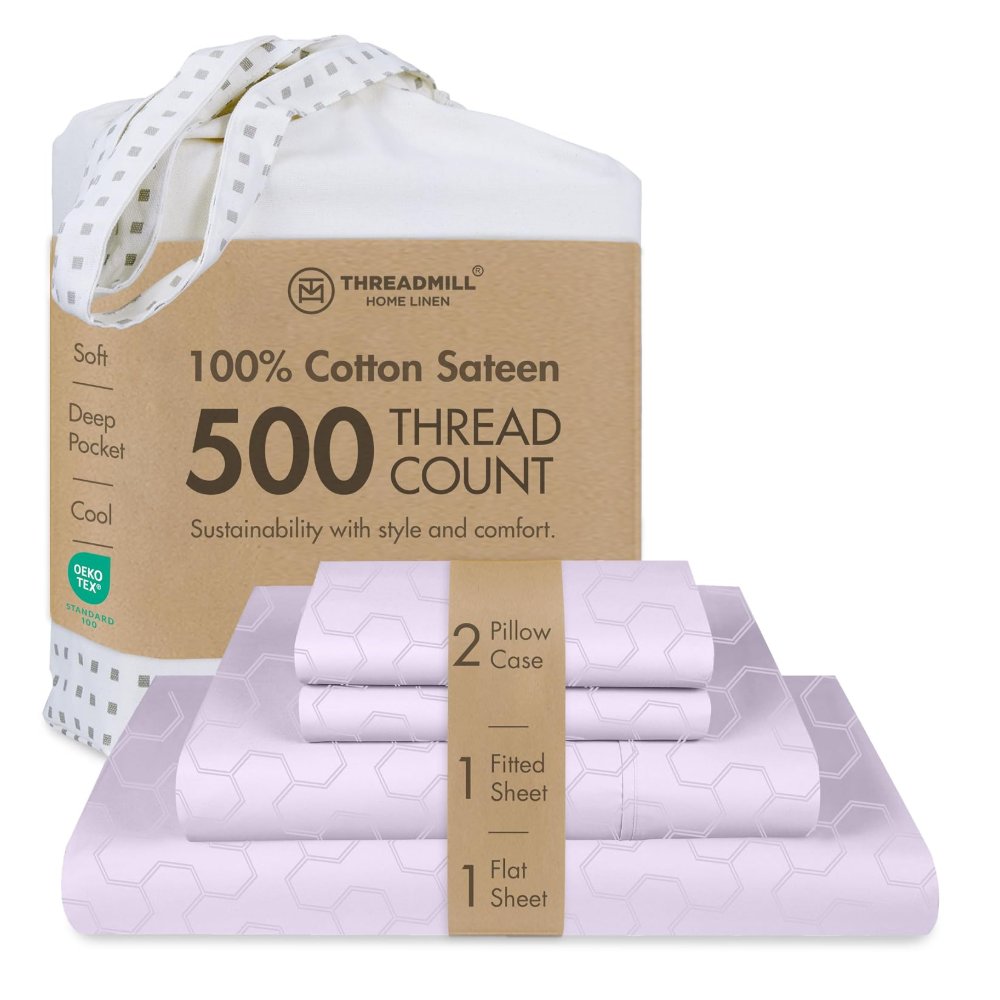 Threadmill Cotton Queen Sheet Set