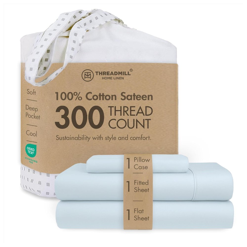 Threadmill Cotton Twin XL Sheet Set