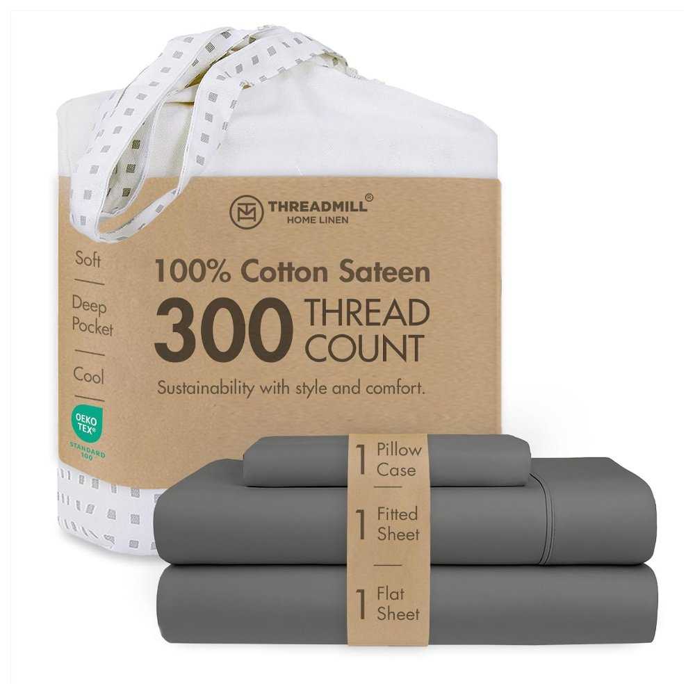 Threadmill Cotton Twin XL Sheet Set