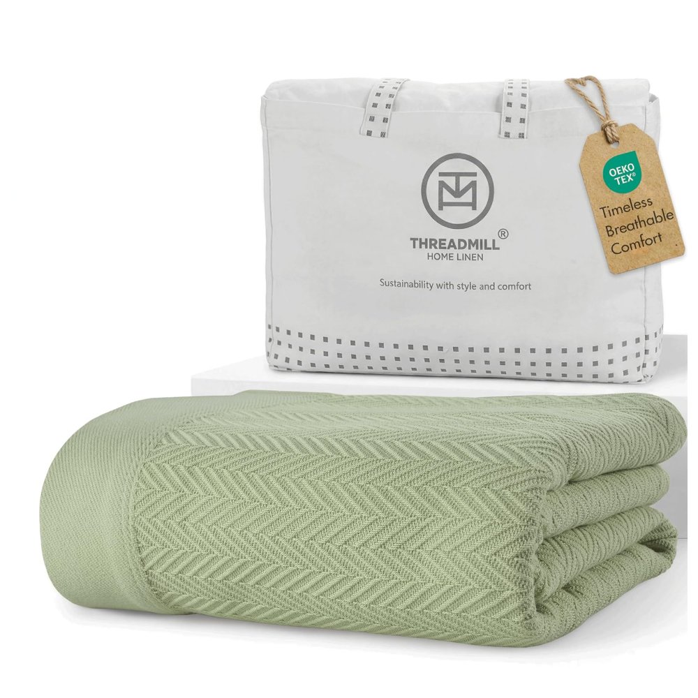 Threadmill Luxury Cotton King Size Blanket