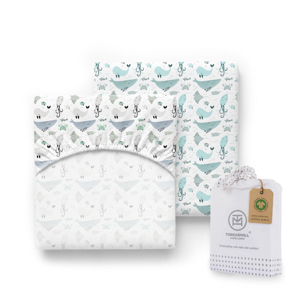 Threadmill Organic Baby Crib Sheets